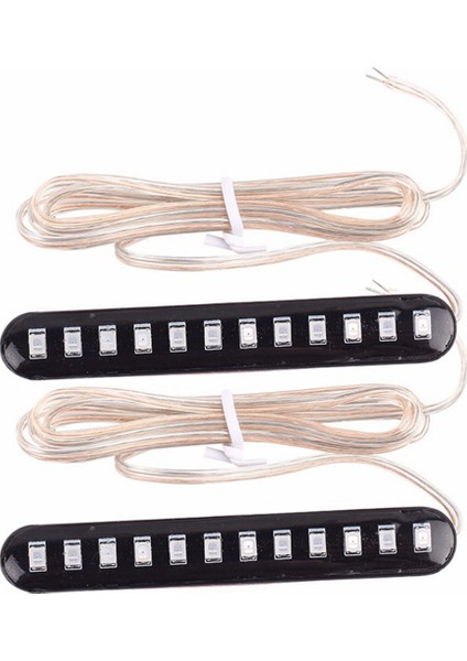 8 Adet Akan Su Kuyruğu Fren Lambaları 12 LED Dönüş Sinyalleri Şerit 3528SMD Plaka Işık Yanıp Sönen Durdurma Titreşimi (Yurt Dışından) modelleri