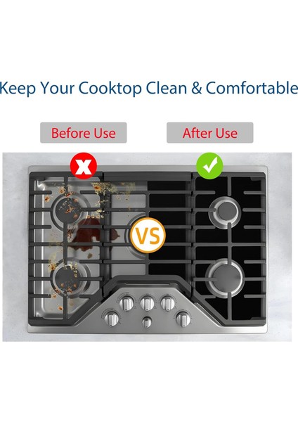 36 Inç Ge Gazlı Ocak Için Ocak Kapağı Model JGP5036 PGP7036 PGP9036 CGP5036 0,4 mm Kalınlık Tekrar Kullanılabilir Ocak Brülör Kapakları (Yurt Dışından) indirimleri