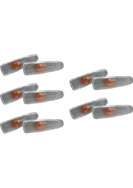 Mitsubishi Lancer Mirage Rvr Için 10X Yan Gösterge Turn Sinyal Işık Çifti 2008-2017 8351A047 (Yurt Dışından)