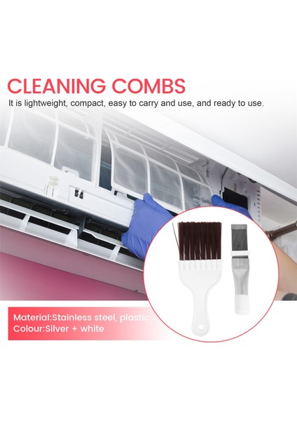 Klima Fin Tarak Kondansatör Temizleme Tarağı Soğutma Onarım Aracı Temizleme Fırçası Fin Tarak Fırçası Temizleme Aksesuarı (Yurt Dışından) fırsatları