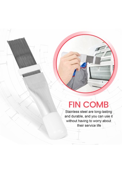 Klima Fin Tarak Kondansatör Temizleme Tarağı Soğutma Onarım Aracı Temizleme Fırçası Fin Tarak Fırçası Temizleme Aksesuarı (Yurt Dışından) indirimleri