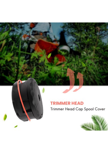 Srm 225 Echo Speed-Feed 400 Trimmer Kafası Için Trimmer Kafası Kapağı Makara Kapağı ve Trimmer Kafası SRM210 SRM210SB'YI Değiştirin (Yurt Dışından) modelleri