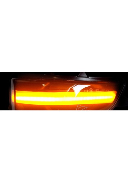 Araba Dinamik Dikiz Ayna Lambası Dönüş Sinyal Işıkları Volvo C30 C70 S40 V40 V50 V70 S60 S80 (Yurt Dışından)