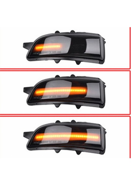 Araba Dinamik Dikiz Ayna Lambası Dönüş Sinyal Işıkları Volvo C30 C70 S40 V40 V50 V70 S60 S80 (Yurt Dışından) indirimleri
