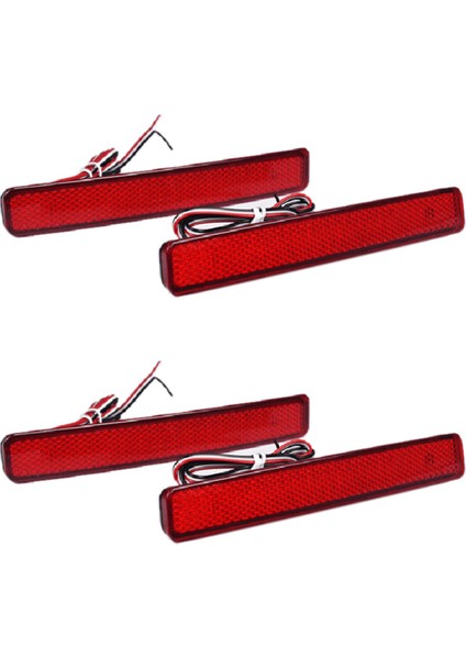 4pcs Araba Arka Tampon Reflektör Fren Lambası Volkswagen T5 Taşıyıcı / Caravelle / Multivan 2003-2011 (Yurt Dışından) modelleri