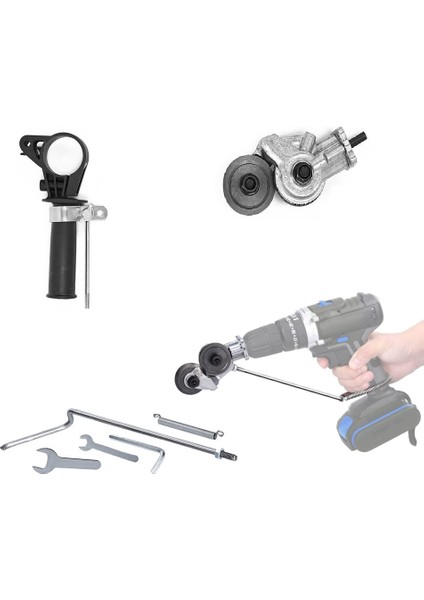 Elektrikli Matkap Döner Plaka Kesici Seti Elektrikli Demir Makas Kesmesiz Alet Kesici (Yurt Dışından) fırsatları