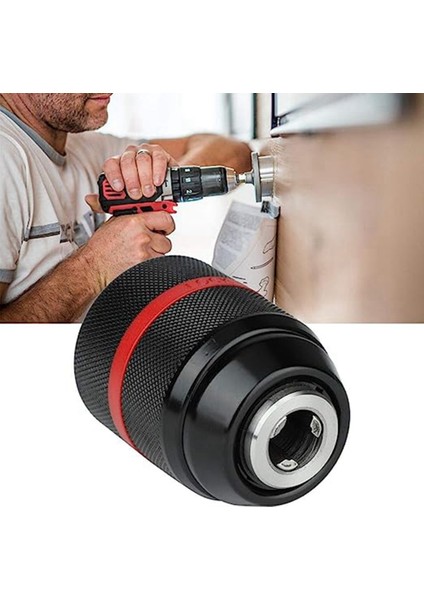 El Matkabı 13MM Kendinden Kilitli Chuck Darbe Elektrik Anahtarı El Matkabı Chuck Dönüşüm Aracı Çoklu Matkap Uçları Için (Yurt Dışından) indirimleri