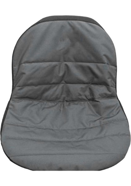 Evrensel Binilebilir Çim Biçme Traktörü Koltuk Kılıfı Dolgulu Konfor Pedi Saklama Kesesi Orta (Gri) (Yurt Dışından)