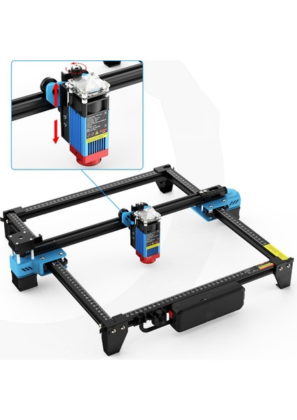 Lazer Ayarlanabilir Kaldırma Modülü Lazer Gravür Makinesi Z Eksenli Tüm Metal Braket Twotrees Tts-55 Pro/tts-10 Pro Için (Yurt Dışından) modelleri