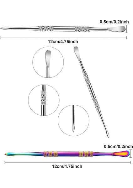3 Paket Balmumu Oyma Aletleri Seti Paslanmaz Çelik Balmumu Kepçe Aleti Oyma Kalemi Heykeltraşlık Kaşığı, 4.84 Inç ve 3 Renk (Yurt Dışından) modelleri