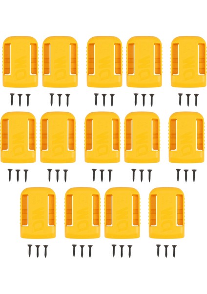 Dewalt 20V Mount Dock Için 14'lü Paket Pil Tutucular 20V 60V Max Sarıya Uygun (Pil Yok) (Yurt Dışından)