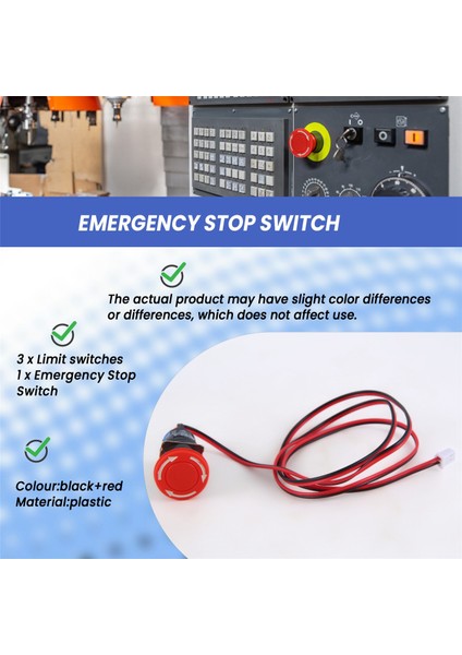 3018 Max Gravür Makinesi Limit Anahtarı ve Acil Durdurma Anahtarı Cnc Ahşap Freze Gravür Makinesi Freze Makinesi Için (Yurt Dışından) fırsatları