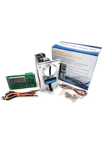 Çoklu Para Birimi Madeni Para Kabul Cihazı 15A Zaman Kontrol Panosu Masaj Koltuğu Çamaşır Makinesi Zaman Kontrol Kutusu Aksesuarları (Yurt Dışından)