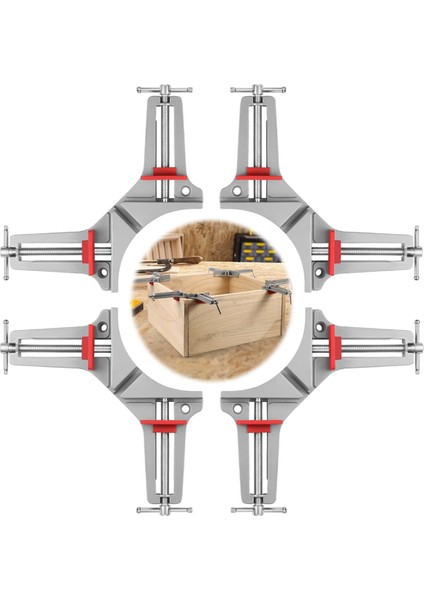 4 Adet Köşe Kelepçesi Dik Açı Kelepçesi 90 Derece Kelepçeler Ahşap Işçiliği, Fotoğraf Çerçeveleme, Çekmeceler, Cam Tutucu Için (Yurt Dışından) fiyatları