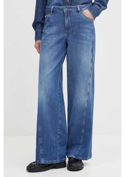 Kadın Mavi Loose Fit Jean W5BA2TD0021-GJGM fiyatları