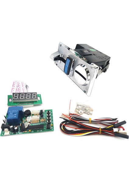 Çoklu Para Birimi Madeni Para Kabul Cihazı 15A Zaman Kontrol Panosu Masaj Koltuğu Çamaşır Makinesi Zaman Kontrol Kutusu Aksesuarları (Yurt Dışından) indirimleri