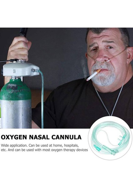 15 Adet Oksijen Kanülleri 2 Metre Burun Kanülü Yumuşak Burun Oksijen Borusu Yetişkinler Için O2 Kanülü (Yurt Dışından) fırsatları