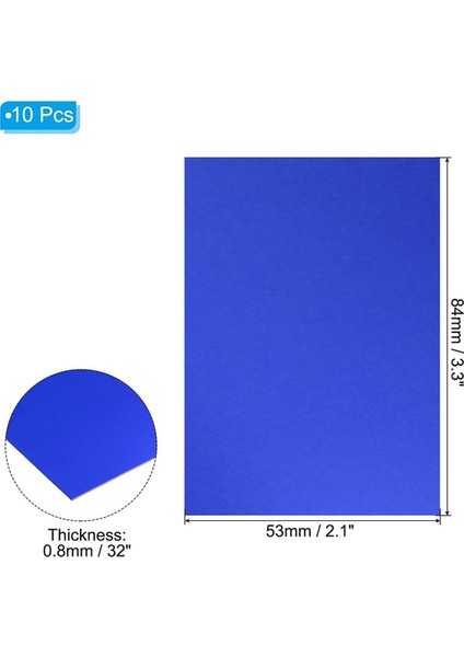 3.3x2.1x1/32 Inç Eloksallı Alüminyum Levha, 10 Adet Metal Dikdörtgen Alüminyum Levha 0.8mm Kalınlığında Lazer D Için Gravür Boşlukları (Yurt Dışından) modelleri