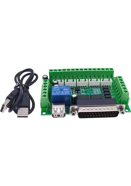 Mach3 Gravür Makinesi Için Sürücü Kartı 5 Eksenli Cnc Koparma Kartı, Step Motor Sürücüsü Için Optik Bağlayıcı ile (Yurt Dışından)