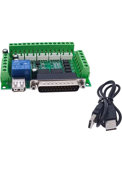 Mach3 Gravür Makinesi Için Sürücü Kartı 5 Eksenli Cnc Koparma Kartı, Step Motor Sürücüsü Için Optik Bağlayıcı ile (Yurt Dışından) fiyatları