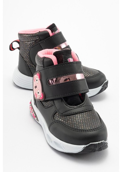 Tek Cırtlı Çocuk Bot Siyah Fuje