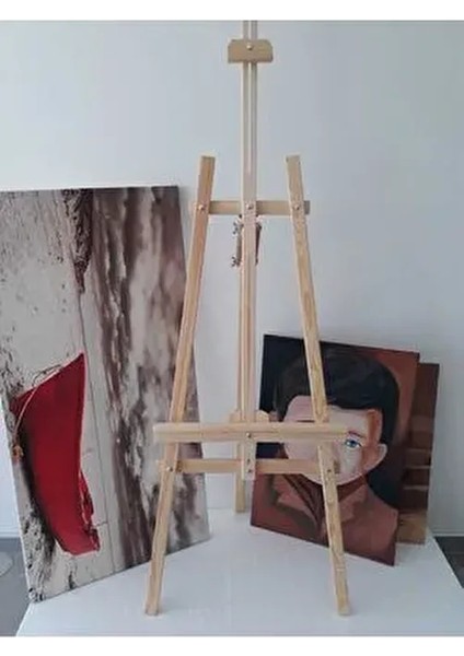 Ahşap Ekstra Göknar - Çam Ahşap Şövale (170 Cm)