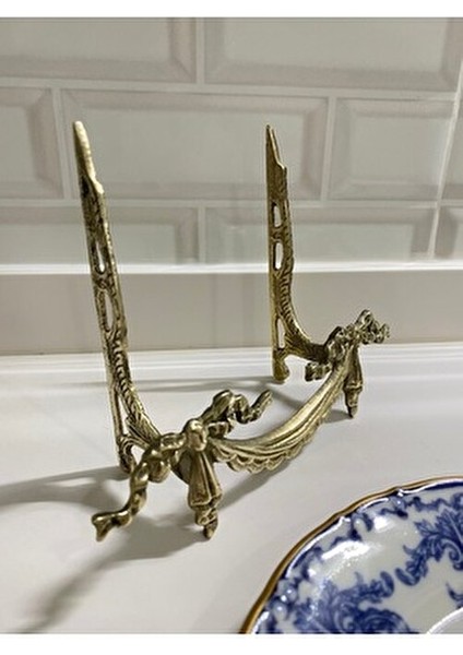 Limoges Pirinç Döküm Tabak Standı Sunumluk Dekor Ev Dekorasyon Limoge modelleri