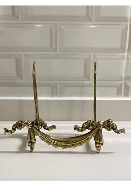 Limoges Pirinç Döküm Tabak Standı Sunumluk Dekor Ev Dekorasyon Limoge fırsatları