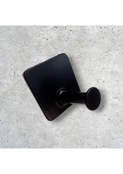 Thincal Kendinden Yapışkanlı Askılık Tekli Mat Siyah 4 Lü Paket fiyatları