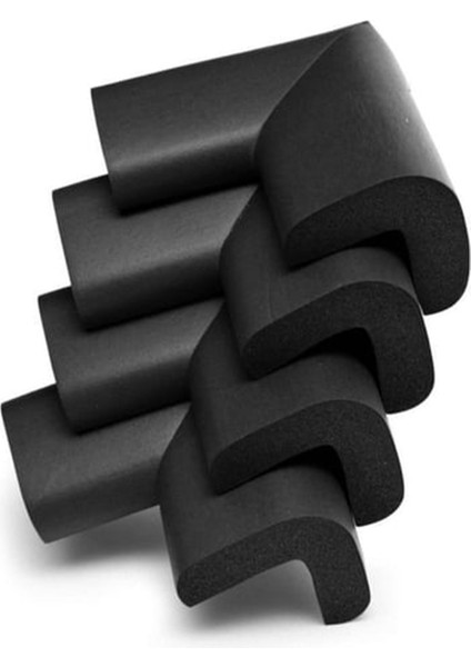 Bebek Çocuk Mobilya Köşe Koruma 8'li Kauçuk Koruma