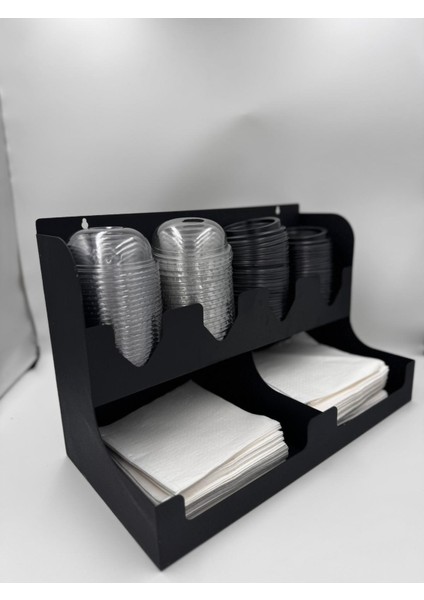 Kafe Bar Peçetelik Kapaklık Organizer