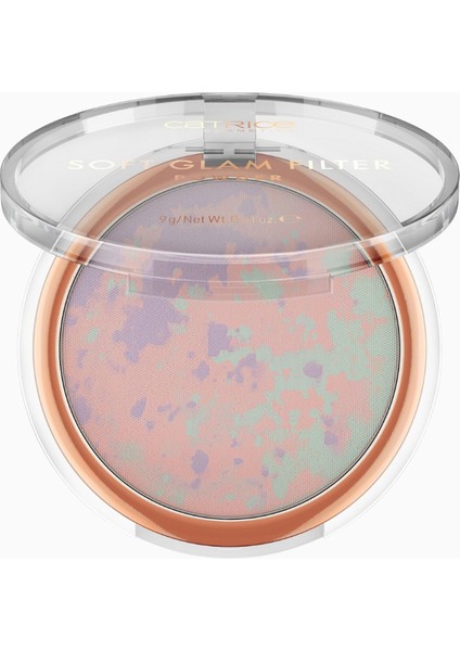 Catrıce Soft Glam Filtre Pudra 010,RENK Düzeltici, Vegan, 9g