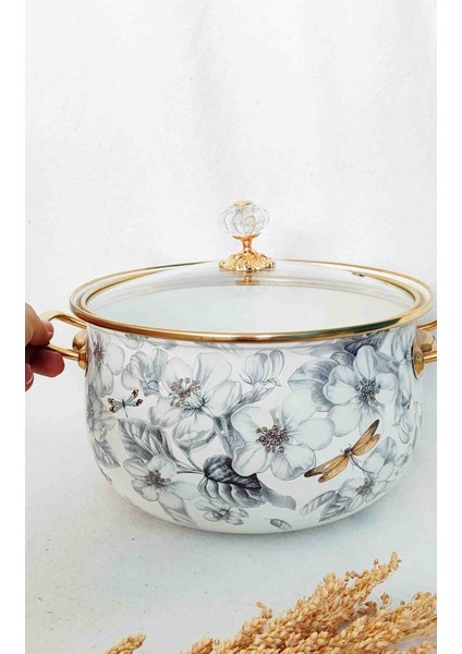 Yusufcuk Emaye Lux Tencere 5 Litre 24 cm Süt Yoğurt Güveç Tenceresi fiyatları