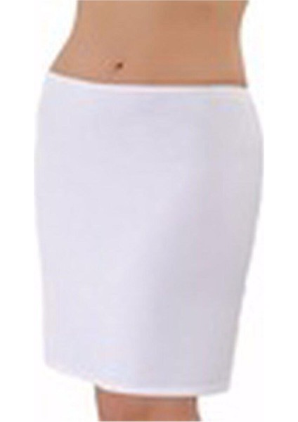Kadın Kısa Dizüstü Etek Altı Jüpon Elbise Astarı 2900