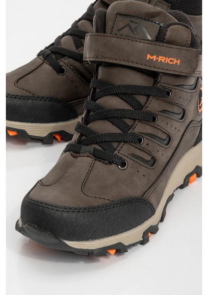 Kaydırmaz Cırtlı Çocuk Trekking Bot Kahverengi modelleri