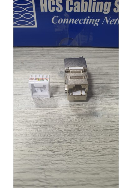 5 Adet Cat 6A S/ftp Metal Keyston Jack