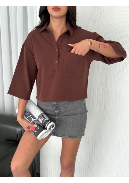 Cep Detaylı Truvakar Kol Dabıl Kumaş Gömlek fiyatları