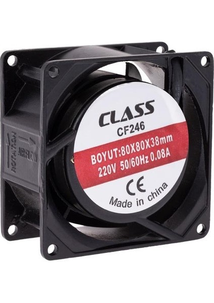 CF-246 - 80X80X38 Ac 220V Aksiyel Fan