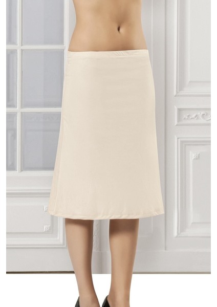 Kadın Uzun Dizaltı Jüpon Etek Elbise Etek Altı Astar Pamuklu Ürün
