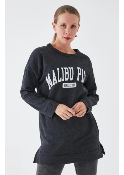 Sıfır Yaka Baskılı Sweat fırsatları