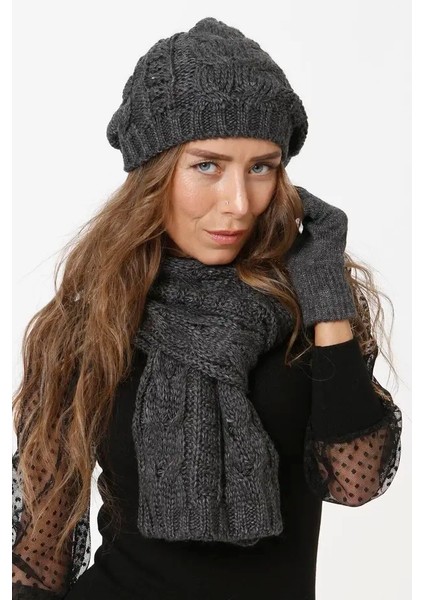 Kadın Atkı Bere Eldiven Set fiyatları