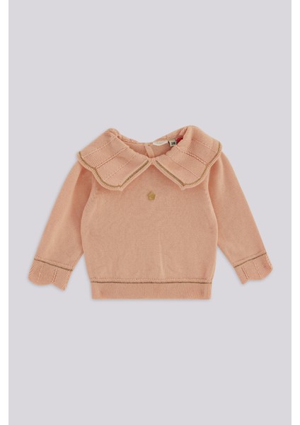 Bg Store Kız Bebek Pembe Kazak