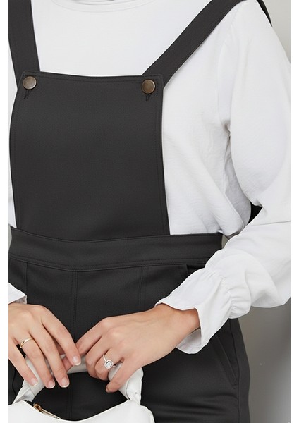 Gülru Cepli Gabardin Tulum 1587 - Antrasit fiyatları