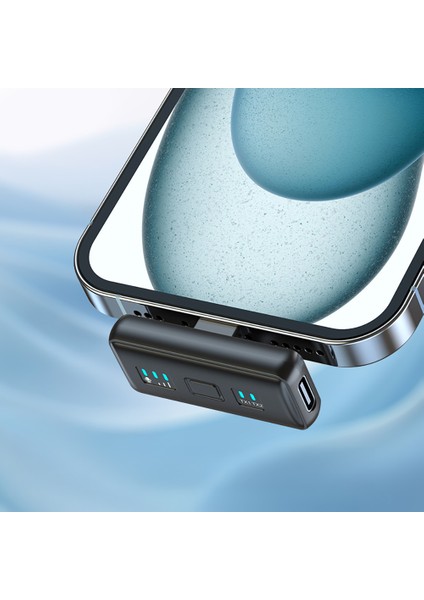 Go Des GD-WS307 Gürültü Engelleyici Type-C ve Lightning Şarj Portlu Kablosuz Yaka Mikrofonu Siyah fiyatları