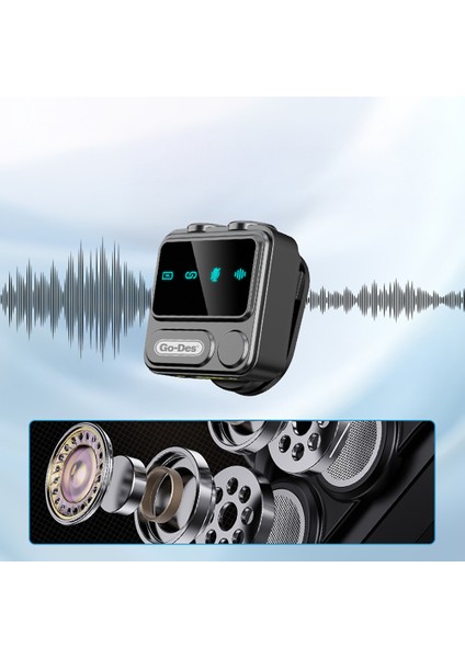 Go Des GD-WS307 Gürültü Engelleyici Type-C ve Lightning Şarj Portlu Kablosuz Yaka Mikrofonu Siyah modelleri
