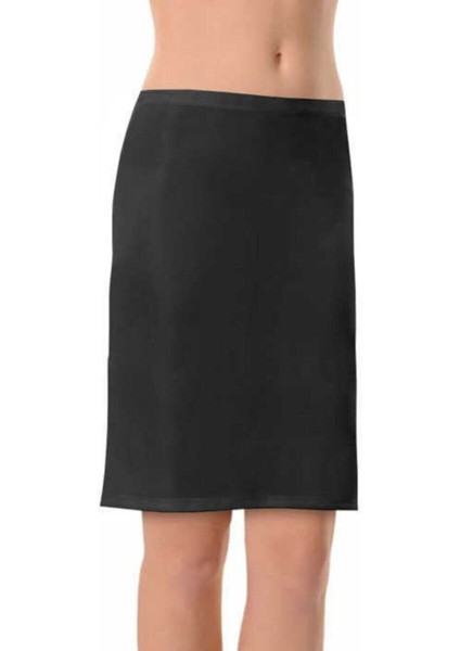 Kadın 2900 Kısa / Dizüstü Jüpon Astar - Siyah