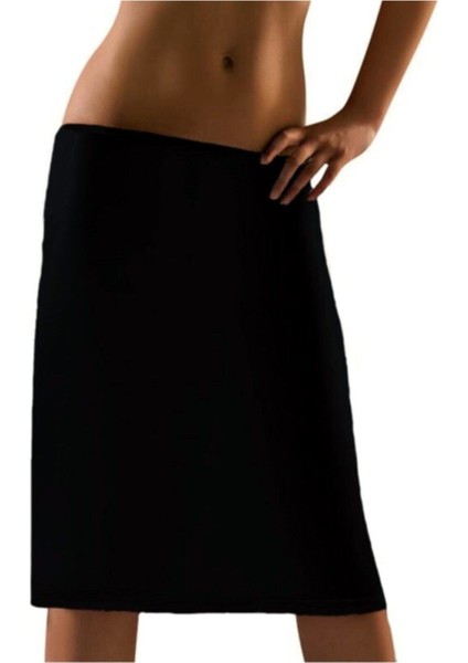 Kadın Siyah Uzun Jüpon