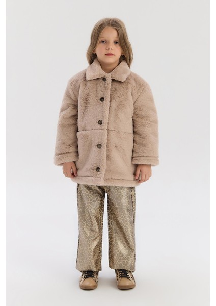 Bg Store Kız Çocuk Bej Ceket