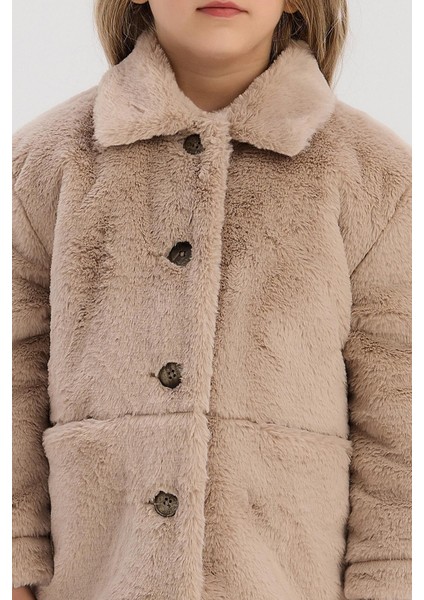 Bg Store Kız Çocuk Bej Ceket modelleri