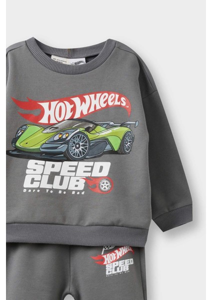 Erkek Bebek Hot Wheels 2'li Takım Sweatshirt Eşofman Altı F4529A525AU fırsatları